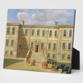 Calke Hall, Derbyshire, Sitz von Sir Henry Harp Fotoplatte (Seite)