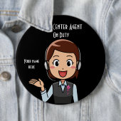 Call Center Agent für "Duty Black" Button (Beispiel)