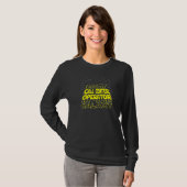 Call Center Operator Cool Galaxy Job T-Shirt (Vorne ganz)