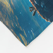 Call Coral Reef D deep flee Fleecedecke (Ecke)