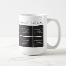 Call Home Foto-Collage-Kaffeetasse 450 ml