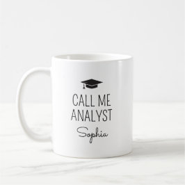 Call Me Analyst Personalized Name Kaffeetasse