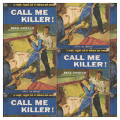 Call Me Killer Fiktion Cover drucken Stoff (Nahaufnahme)