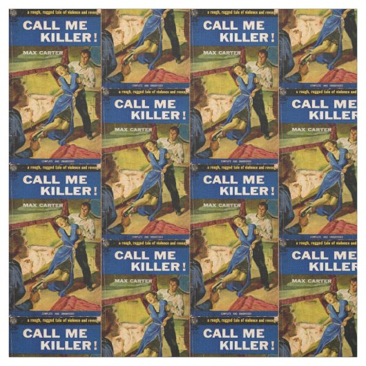 Call Me Killer Fiktion Cover drucken Stoff (Muster)