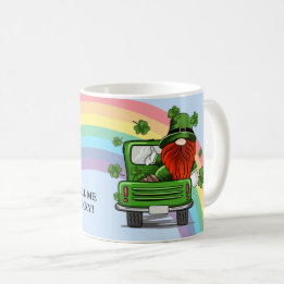 Call Me Lucky Irish Gnome Kaffeetasse