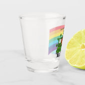 Call Me Lucky Irish Gnome St Patricks Day Schnapsglas (Links)