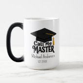 Call me Master - Customizable magic Mug  Verwandlungstasse (Links)