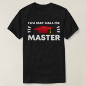 Call Me Master T-Shirt (Design vorne)
