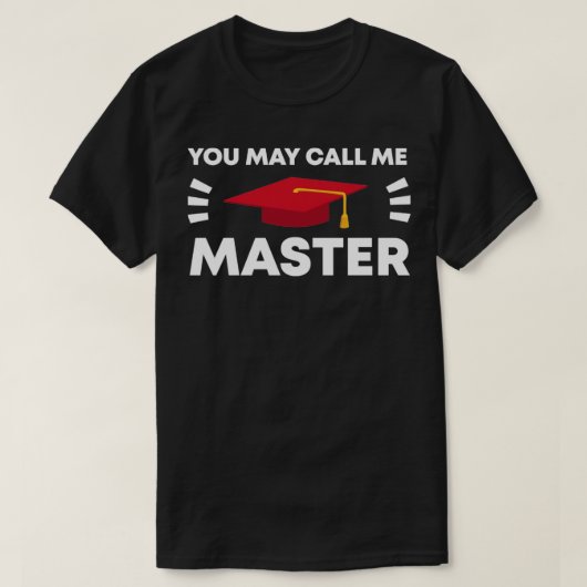 Call Me Master T-Shirt (Design vorne)