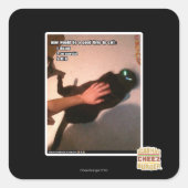 Call MIB Quadratischer Aufkleber (Vorderseite)