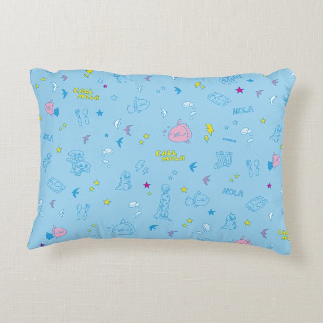 CALL MOLA Cushion（Sky Blue） Zierkissen (Rückseite)