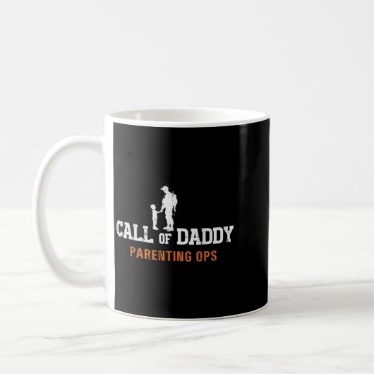 Call Of Daddy Parenting Ops Fun Fathers Day Dad Pa Kaffeetasse (Links)