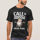 Call of Doodie Special Plops Nerd Gamer Duty Playe T-Shirt (Vorderseite)