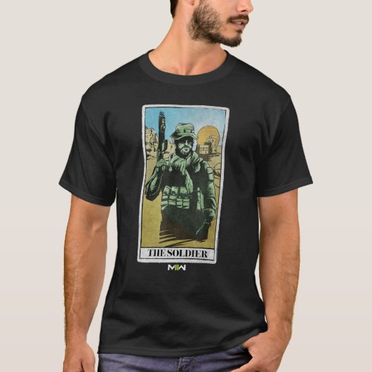 Call of Duty Modern Warfare 2 The Soldier Desert C T-Shirt (Vorderseite)