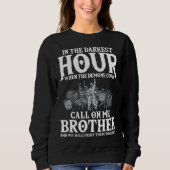 Call On Me Brother Valhalla Nordic Norse Mythology Sweatshirt (Vorderseite)