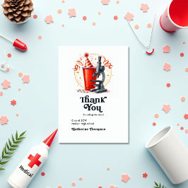 "Call the Shots" Funny Nurse Abschluss Foto Dankeskarte