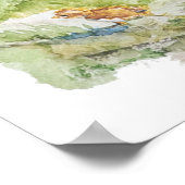 Call to Me Scripture Inspiration California Quail  Poster (Ecke)