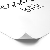 Calla and eucalyptus - Dessert Bar poster (Ecke)