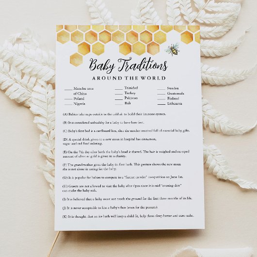 CALLA Baby Traditionen rund um das World Game Einladung