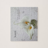 Calla basiert auf texturierter Trauzeugin Puzzle (Vertikal)