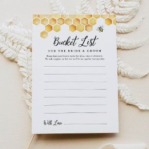 CALLA Beauty Bucket List Brautparty Game Card Einladung