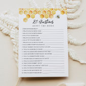 CALLA Bee 20 Fragen zum Bride Game Einladung