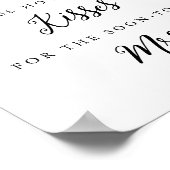 CALLA Bee Guess Wie viele Kisses Brautparty Game Poster (Ecke)