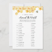 CALLA Bee I Liebe Sie um das Bridal World Game Einladung (Vorderseite)