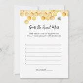 CALLA Bee rät die Sweet Mess Game Card Einladung (Vorderseite)