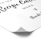 CALLA Bee Recipe Card Signature - Ihr Rezept Verla Poster (Ecke)