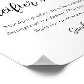 CALLA Bee Schnuller Hunt Baby Showspielzeichen Poster (Ecke)