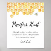 CALLA Bee Schnuller Hunt Baby Showspielzeichen Poster (Vorne)
