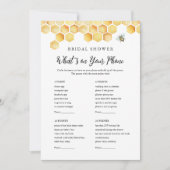 CALLA Bee Was ist auf Ihrer Brautparty-Karte? Einladung (Vorderseite)