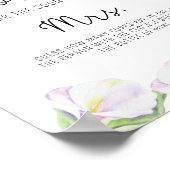 Calla Blume - Brautparty schätzt wie viele Korken Poster (Ecke)