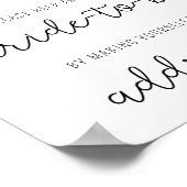 Calla Blume - Helfen Sie dem geschäftigen Brautadr Poster (Ecke)