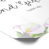 Calla Blume - Karten und Geschenkplakate Poster (Ecke)