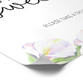 Calla Blume - Liebe ist süß nehmen Sie ein Leckere Poster (Ecke)