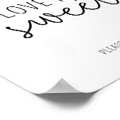 Calla Blume - Liebe ist süß nehmen Sie ein Leckere Poster (Ecke)