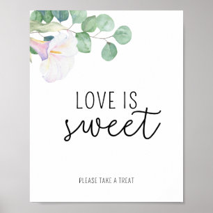 Calla Blume - Liebe ist süß nehmen Sie ein Leckere Poster