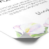 Calla Blume - Setzen Sie einen Ring auf sein Spiel Poster (Ecke)