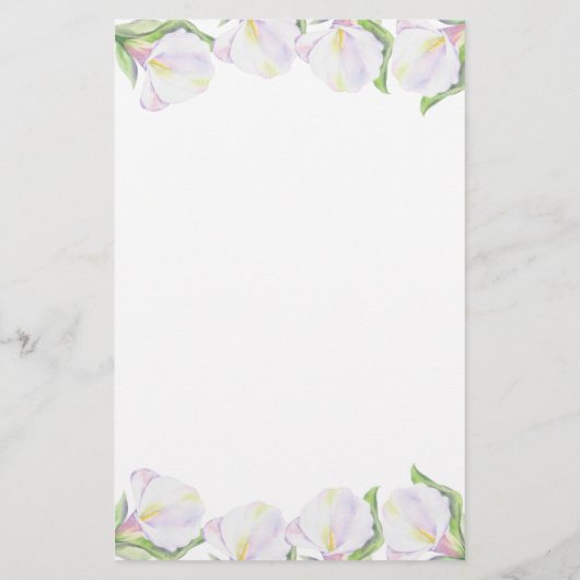 Calla-Blume - Wie alt waren sie in einem Brautspie (Rückseite)