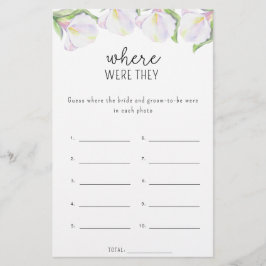 Calla Blume - Wo waren sie Brautparty