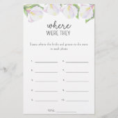 Calla Blume - Wo waren sie Brautparty (Vorderseite)