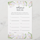 Calla Blume - Wo waren wir Brautparty (Vorderseite)