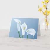 Calla-Blumen Karte (Gelbe Blume)