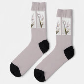 Calla Bouquet Socken (Linkes Detail)