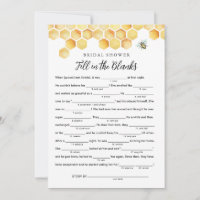 CALLA Brautparty Libs, Füllen Sie das Blanks Game