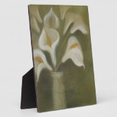 Calla geschnitten Blume in einem vase künstlerisch Fotoplatte (Seite)