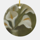 Calla geschnitten Blume in einem vase künstlerisch Keramik Ornament (Hinten)