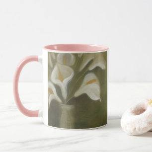 Calla geschnitten Blume in einem vase künstlerisch Tasse